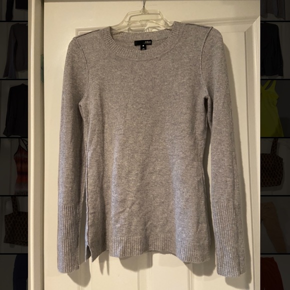 100% cashmere gray sweater size small- AQUA cashmere - Picture 2 of 2